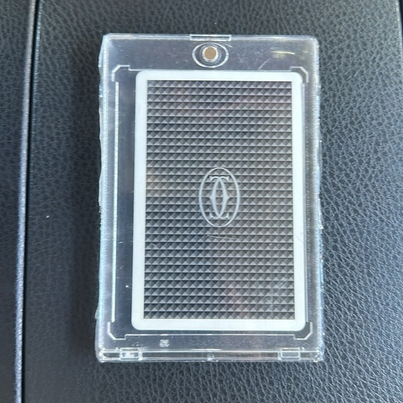 7 of Hearts Cartier Playing Card in Protective Case - Picture 2 of 2